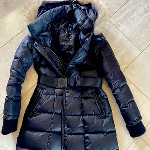 RUDSAK fur trimmed belted Parka